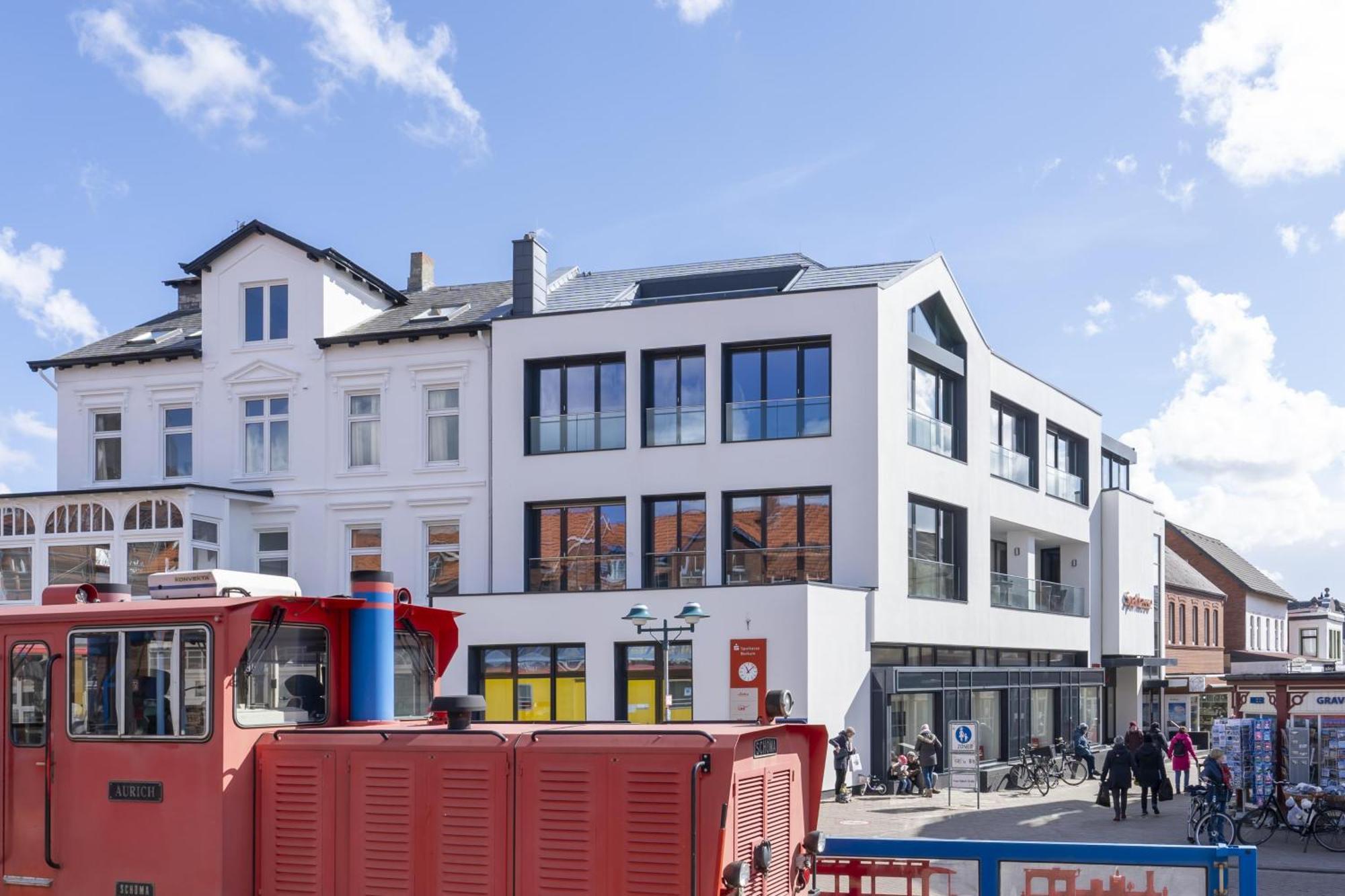 Sparkassengebäude Wohnung 5 Borkum Exterior foto