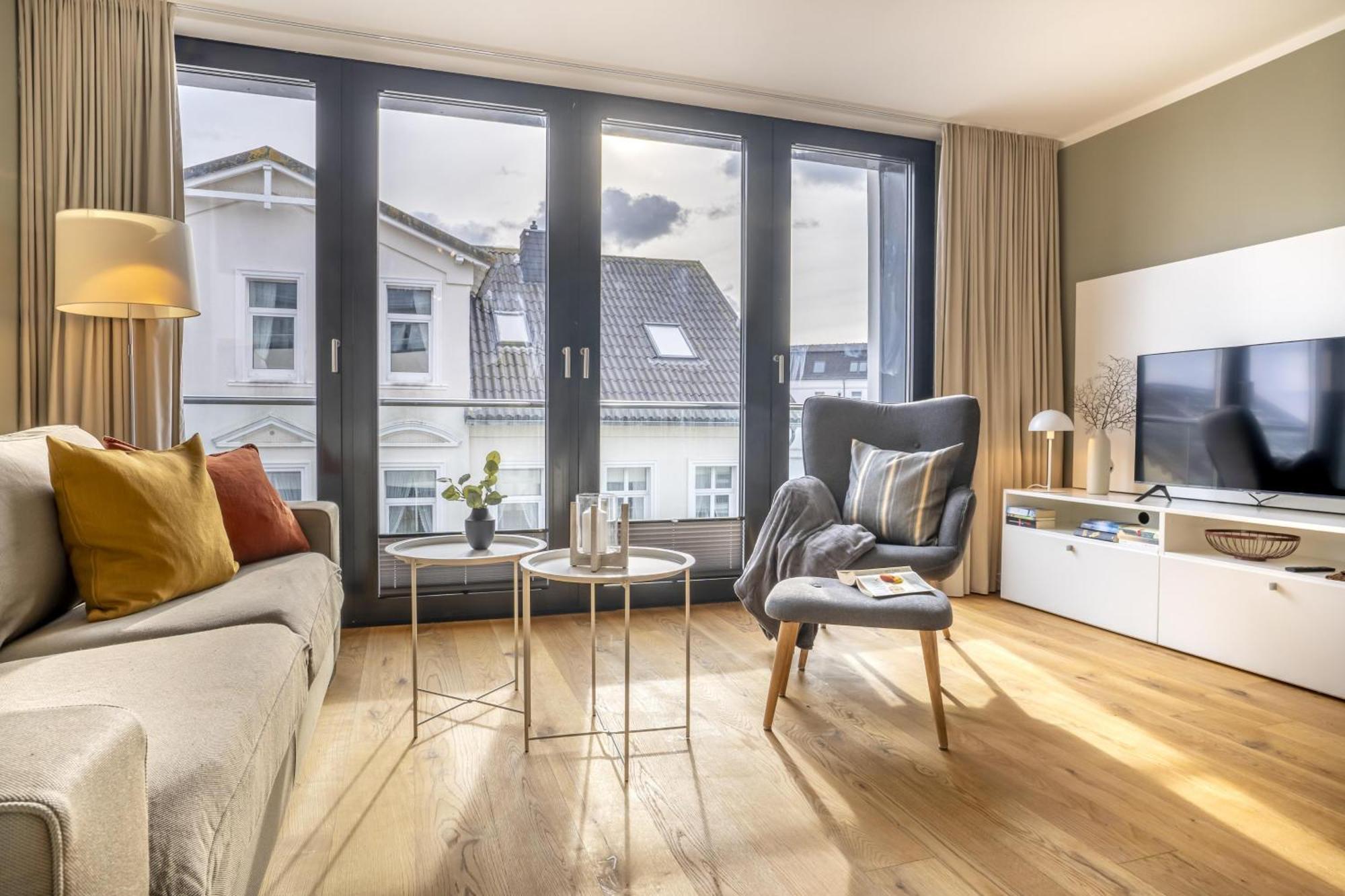Sparkassengebäude Wohnung 5 Borkum Exterior foto